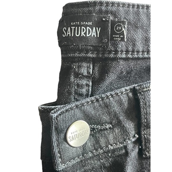 Kate Spade Saturday Dark Skinny Jeans Size 29 - Picture 6 of 6